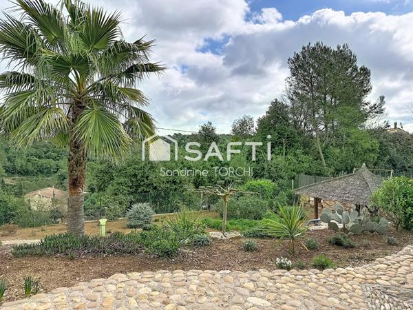 Maison 85 m² sur 883 m² de terrain avec annexe et vue à Vidauban (83550)