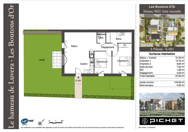 Achat appartement Louvres - 3 pièce(s) - 68 m² - 267 000 €