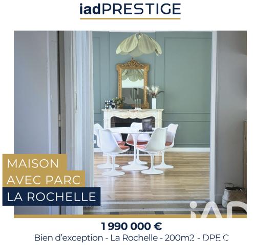 Maison à vendre 6 pièces 200 m² La Rochelle