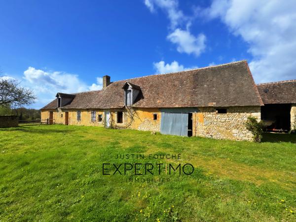 Soulitré (72370) Grande longère 460 m² à rénover sur 13 061 M² avec vue panoramique
