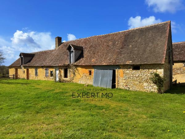 Soulitré (72370) Grande longère 460 m² à rénover sur 13 061 M² avec vue panoramique
