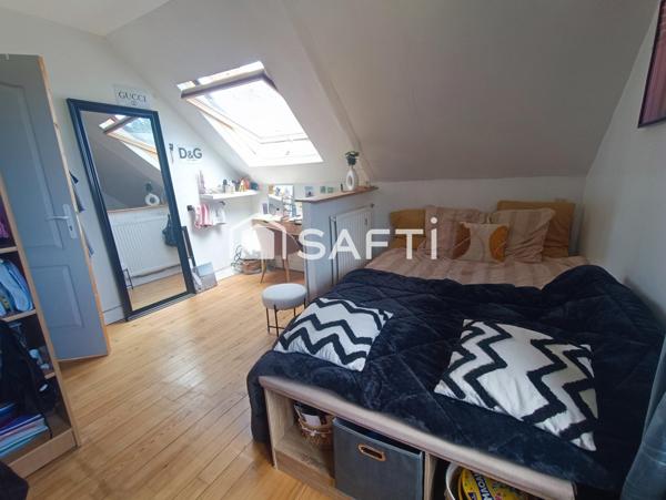 Jolie maison semi mitoyenne 3 chambres jardin