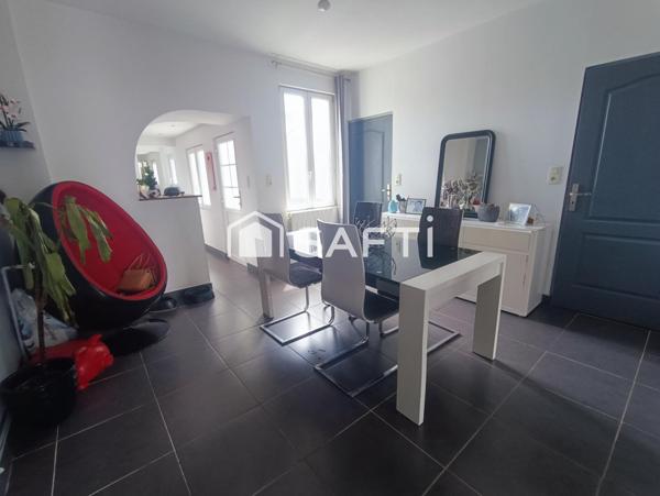 Jolie maison semi mitoyenne 3 chambres jardin