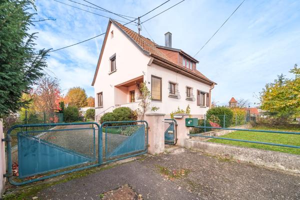 Maison sur 5,50 ares de terrain à ingersheim