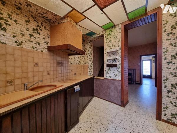 Maison de ville, 2 chambres, jardin, garage