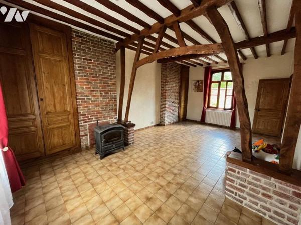 BERNAVILLE - EXCLUSIVITE - MAISON EN BRIQUES - 3 CHAMBRES - BUREAU - JARDIN 1000 m²