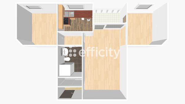 Appartement 2 pièces - 50 m²