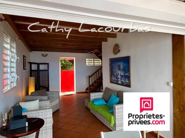 Superbe Appartement T3 Duplex ,vue mer exceptionnelle et piscine- Bouillante