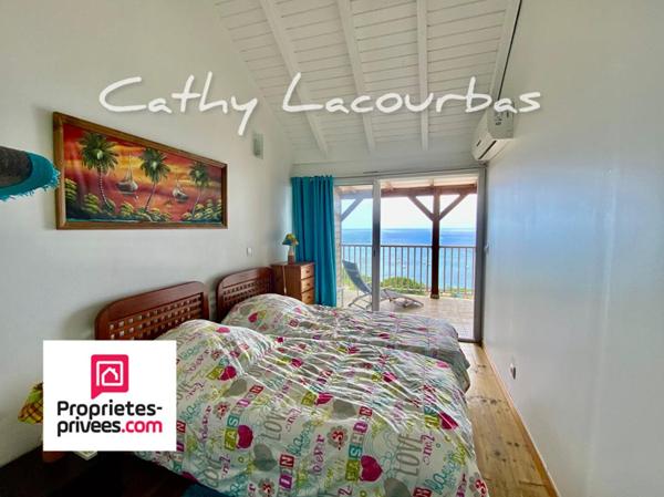 Superbe Appartement T3 Duplex ,vue mer exceptionnelle et piscine- Bouillante