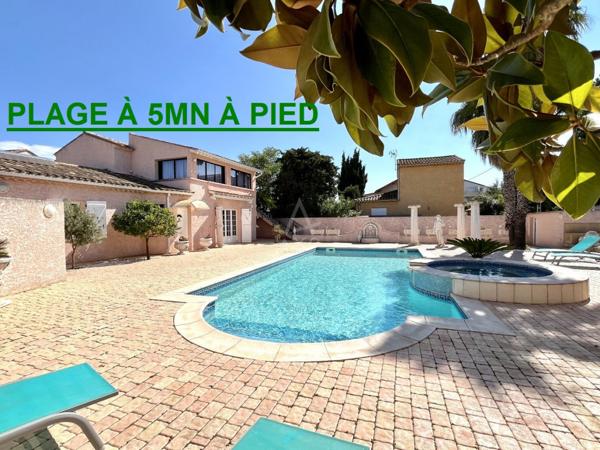 VILLA À 300M DE LA PLAGE