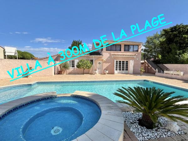VILLA À 300M DE LA PLAGE
