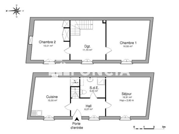 Location Maison 3 pièces 86.82 m² - 15 RUE BRUNE Dijon 21000