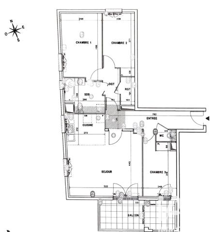 Appartement à vendre 4 pièces 79,3 m² Bois-d'Arcy