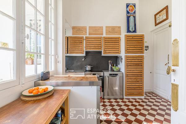 Maison bourgeoise de caractère au jardin ensoleillé