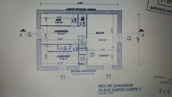 Immeuble de caractère de 200 m² – Vue panoramique – Projet validé – Fort potentiel locatif