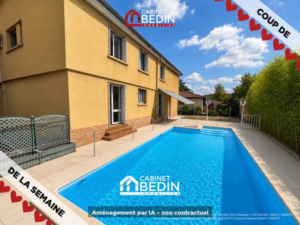 Vente Maison 7 pieces Blagnac 6 chambres