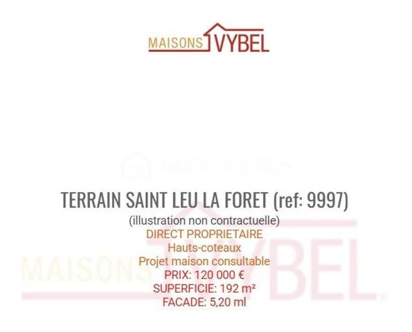 Terrain de 192 m²