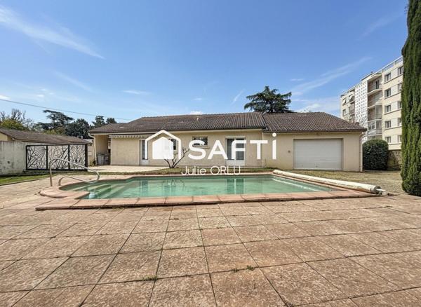 Maison 4 pièces – 101 m² – Terrain 1 020 m² – Piscine – Garage