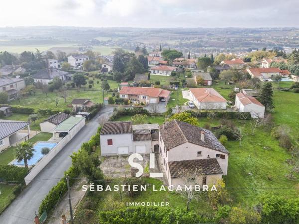 Puygouzon (81990) Maison familiale avec dépendances et terrain arboré – Puygouzon, aux portes d’Albi