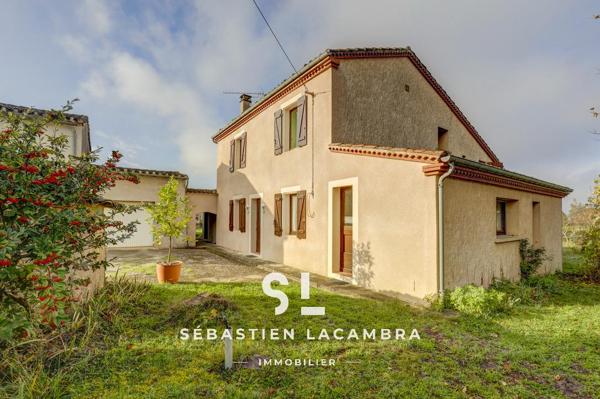 Puygouzon (81990) Maison familiale avec dépendances et terrain arboré – Puygouzon, aux portes d’Albi