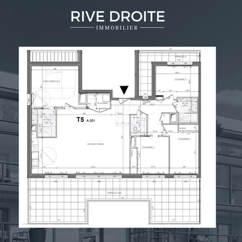 Rennes (35000) RENNES THABOR - EXCEPTIONNEL - Appartement dernier etage - terrasse