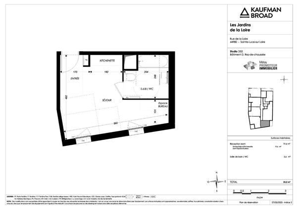 Appartement Sainte Luce Sur Loire 1 pièce(s)