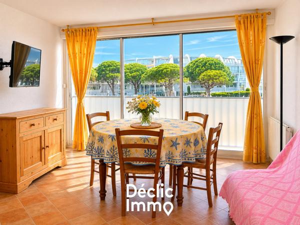 Vente appartement cabine Le grau du roi, 33m² 2 pièces 139 100€ Gard