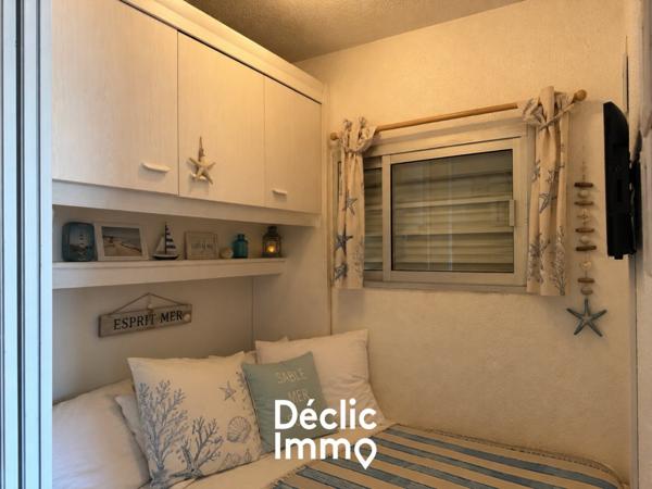 Vente appartement cabine Le grau du roi, 33m² 2 pièces 139 100€ Gard