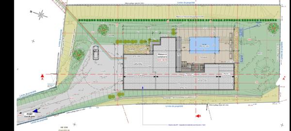 AUREC-SUR-LOIRE 43110 PROJET DE VILLA D'ARCHITECTE AVEC VUE PANORAMIQUE