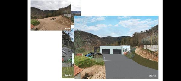 AUREC-SUR-LOIRE 43110 PROJET DE VILLA D'ARCHITECTE AVEC VUE PANORAMIQUE