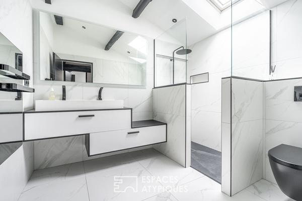 Duplex moderne et lumineux avec terrasse et jardin