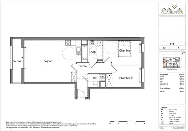 Appartement à vendre 3 pièces 69 m² Berck