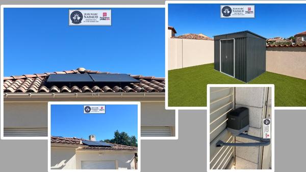 Maison récente de plain-pied - 3 Chambres-Terrain plat -Abris -Panneaux solaires