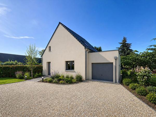 Maison neuve à vendre à Soucelles avec vie de plain-pied - 4 chambres - jardin