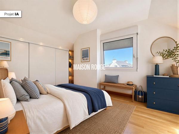 Maison en pierre rénovée avec gîte indépendant à vendre à Binic dans un environnement calme proche du centre