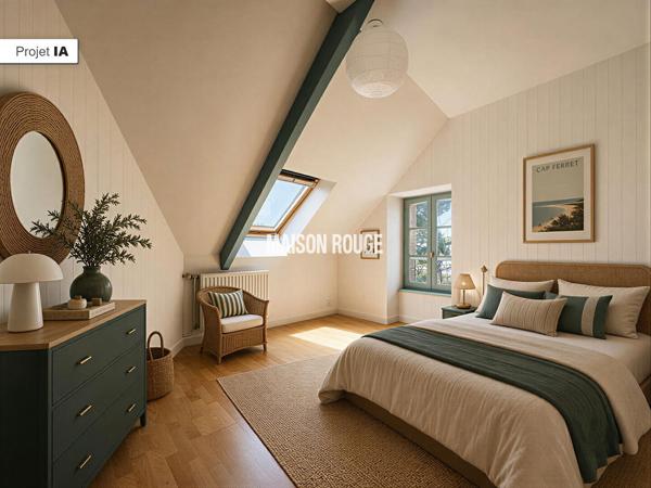 Maison en pierre rénovée avec gîte indépendant à vendre à Binic dans un environnement calme proche du centre