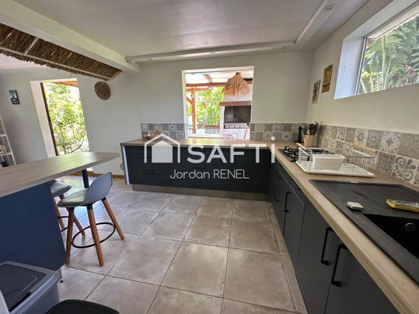 Villa T5 à deux pas de la plage + 2 bungalows T2 Les Trois-Ilets.