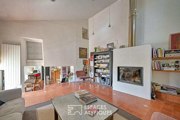 Maison de village à l’esprit bohème, avec piscine