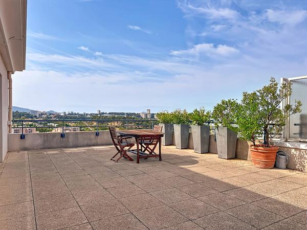À vendre  T4 en Duplex 13013 Technopôle Château-Gombert, vue panoramique