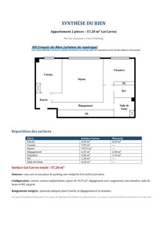 Appartement à vendre 2 pièces 57,2 m² Garches