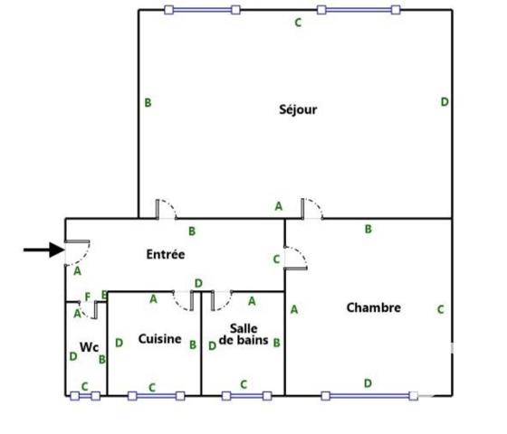Appartement à vendre 3 pièces 58 m² Montreuil