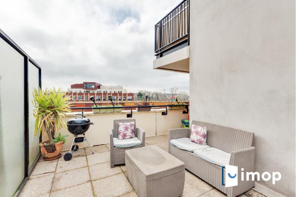 3 PIECES LUMINEUX AVEC TERRASSE ET BALCON