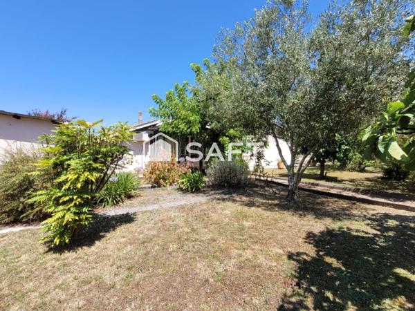 Maison de plain-pied 3 chambres avec garage - 800m² de parcelle