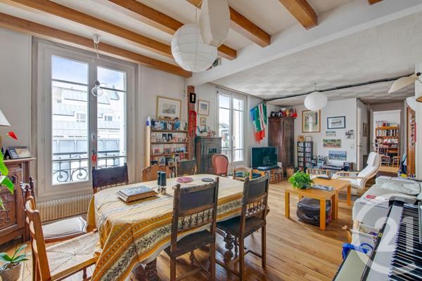 Appartement F4 à vendre  5 pièces - 88,30 m2 PARIS - 75019