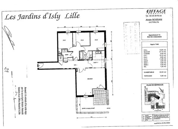 Appartement 4 pièces - 93 m² Exclusivité efficity