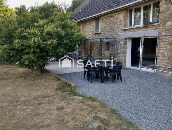 Maison en pierre, beaux volumes et maison d’amis