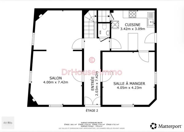Maison à vendre 9 pièces de 195 m²