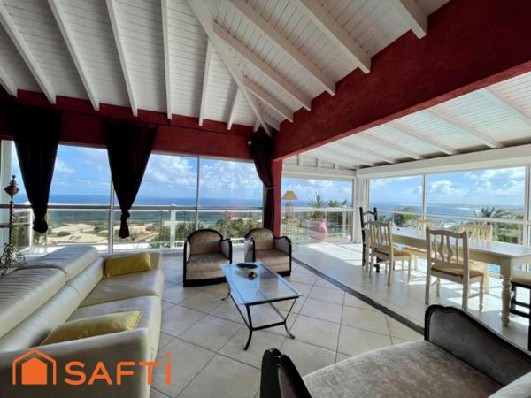 Magnifique Villa d'architecte vue mer  avec piscine et son T2 - Sainte-Marguerite - Le Moule