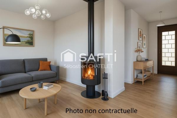 Maison lumineuse, vue montagne et fort potentiel