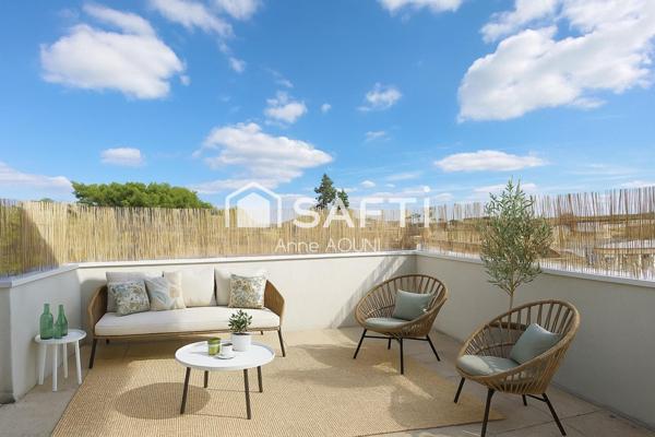 T3 avec ascenseur, 2 terrasses et 2 parkings